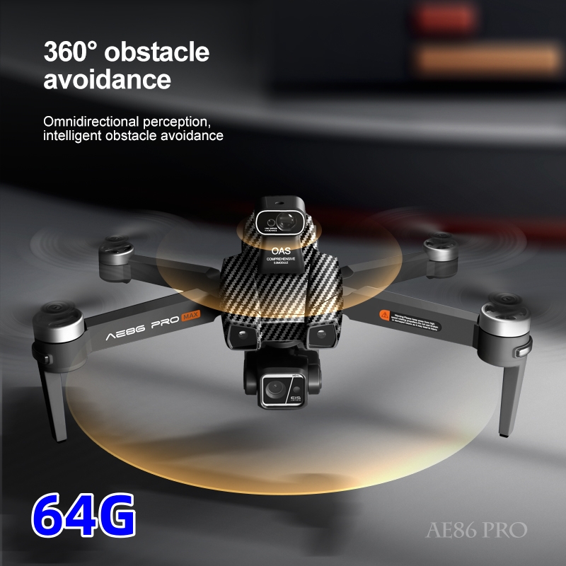 Drone Gimbal 3 Axis - Drone Profesional AE86 PRO Max+ dengan