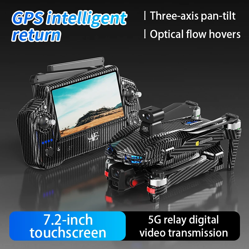 Drone Gimbal 3 Axis - Drone GPS AE60 URTLA 2025 Kamera