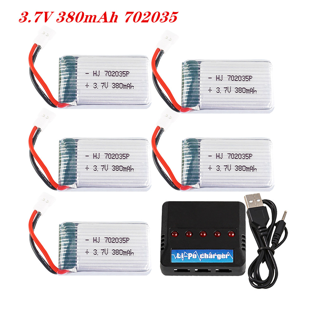 Drone Gimbal 2 Axis - Baterai Lipo 3.7V 380Mah 702035 Baterai