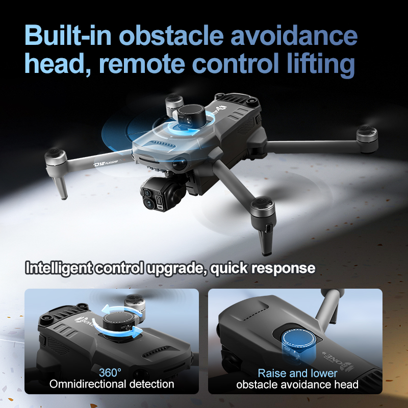 Drone RC Quadcopter 8K 3 Axis  - Drone Gimbal 3 Axis ulasan dan harga