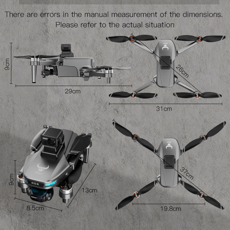 Baimu Drone RC kamera FPV 8K p - Drone Gimbal 3 Axis ulasan dan harga