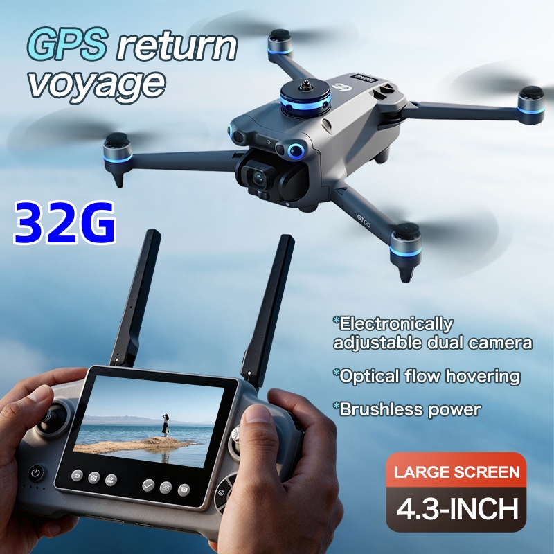 Drone GT60PRO Tanpa Sikat 4K K - Drone Gimbal 2 Axis ulasan dan harga