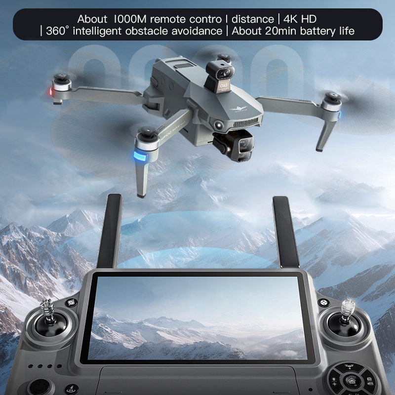 KF100 MAX Drone GPS Kamera 4K  - Drone Gimbal 3 Axis ulasan dan harga