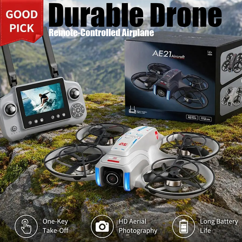 Drone AE21 Baru 2026 8K HD Pro - Drone Gimbal 2 Axis ulasan dan harga