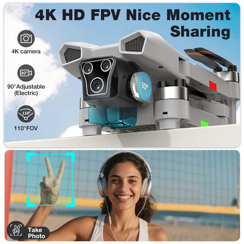 Drone Baru L017 Pro Brushless  - Drone Gimbal 3 Axis ulasan dan harga