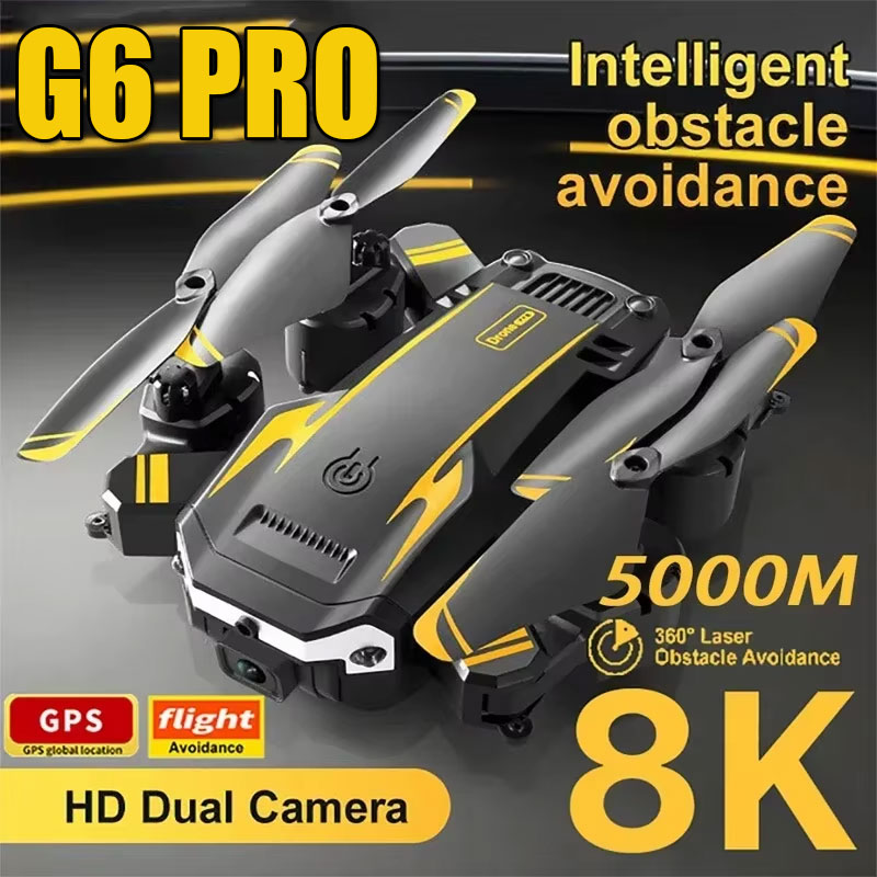 Drone G6 8K 5G Profesional HD  - Drone Gimbal 2 Axis ulasan dan harga